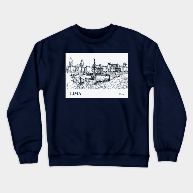 Lima - Peru Crewneck Sweatshirt by Lakeric